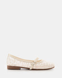 Slingback Plana Cadena Dorada Mujer Bona