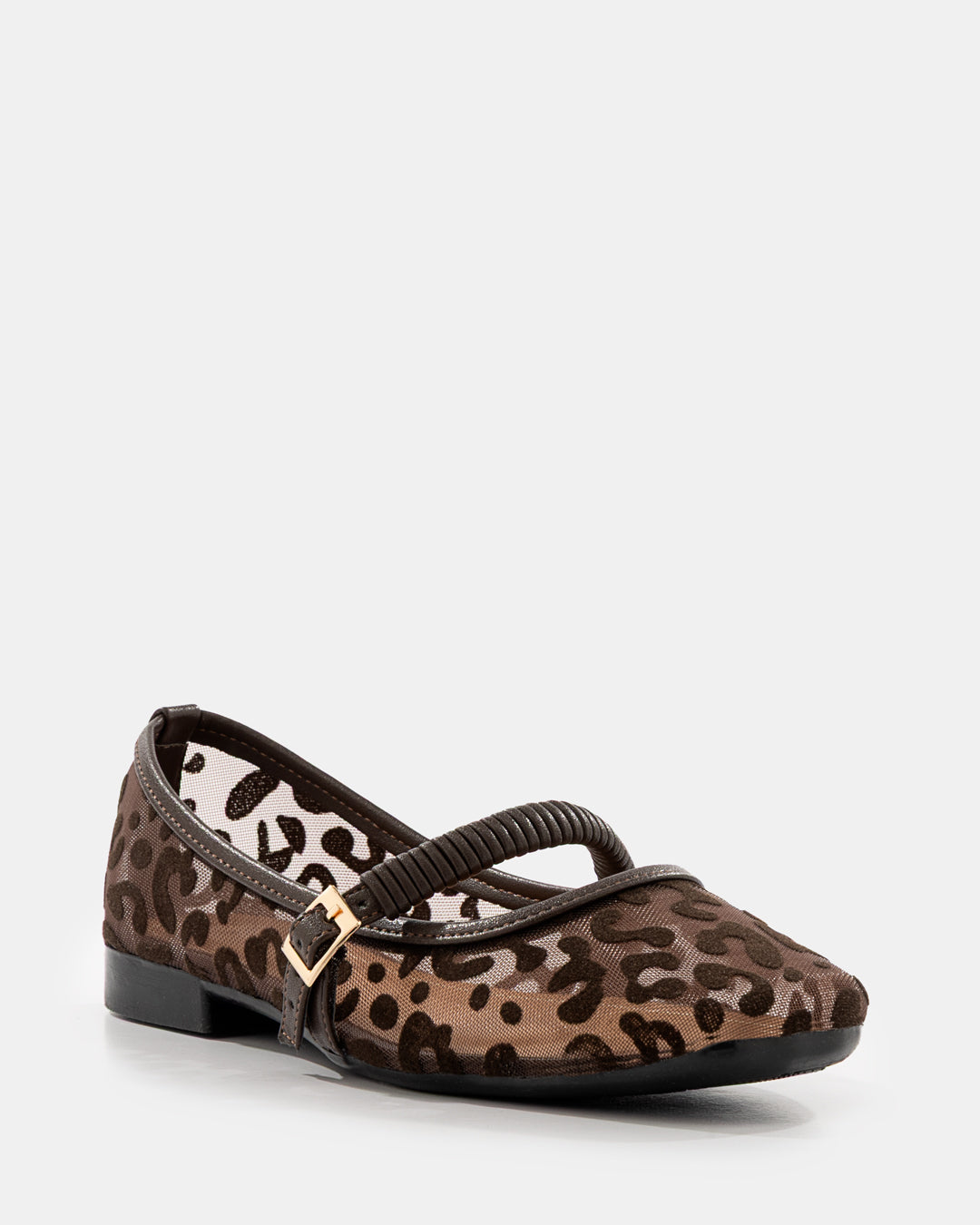 Slingback Plana Cadena Dorada Mujer Bona