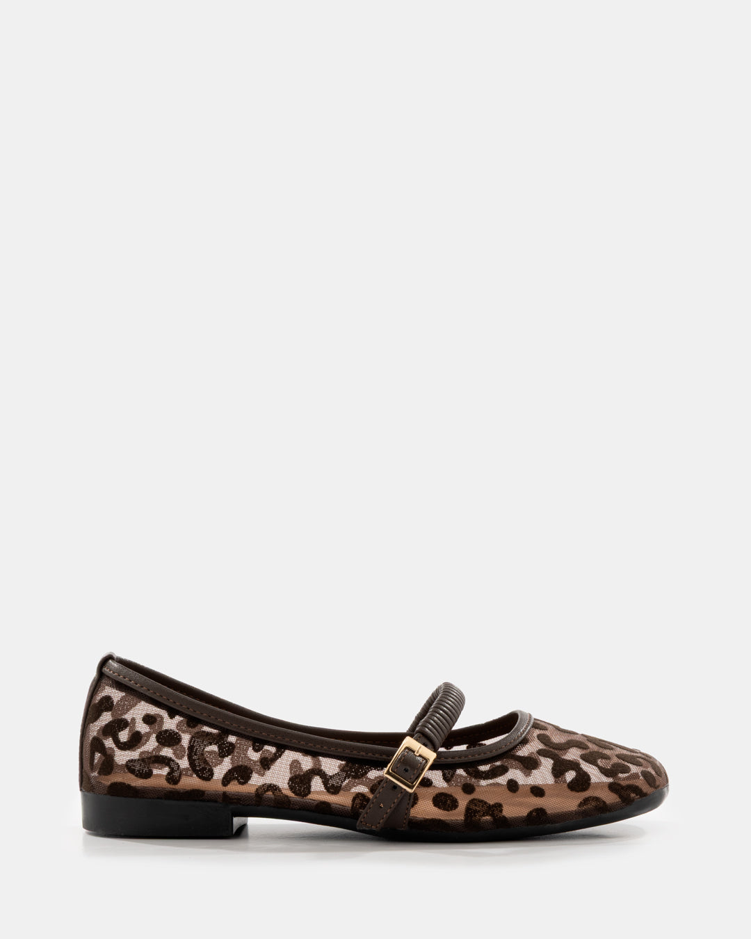 Slingback Plana Cadena Dorada Mujer Bona