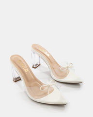 Sandalias de tacón cristal