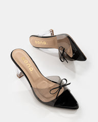 Sandalias de tacón cristal