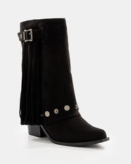 Botas Western con Flecos y Taches