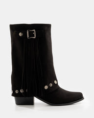Botas Western con Flecos y Taches