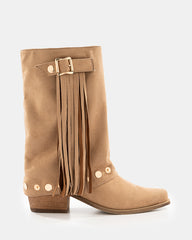 Botas Western con Flecos y Taches