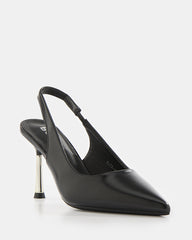 Tacones destalonados de punta fina