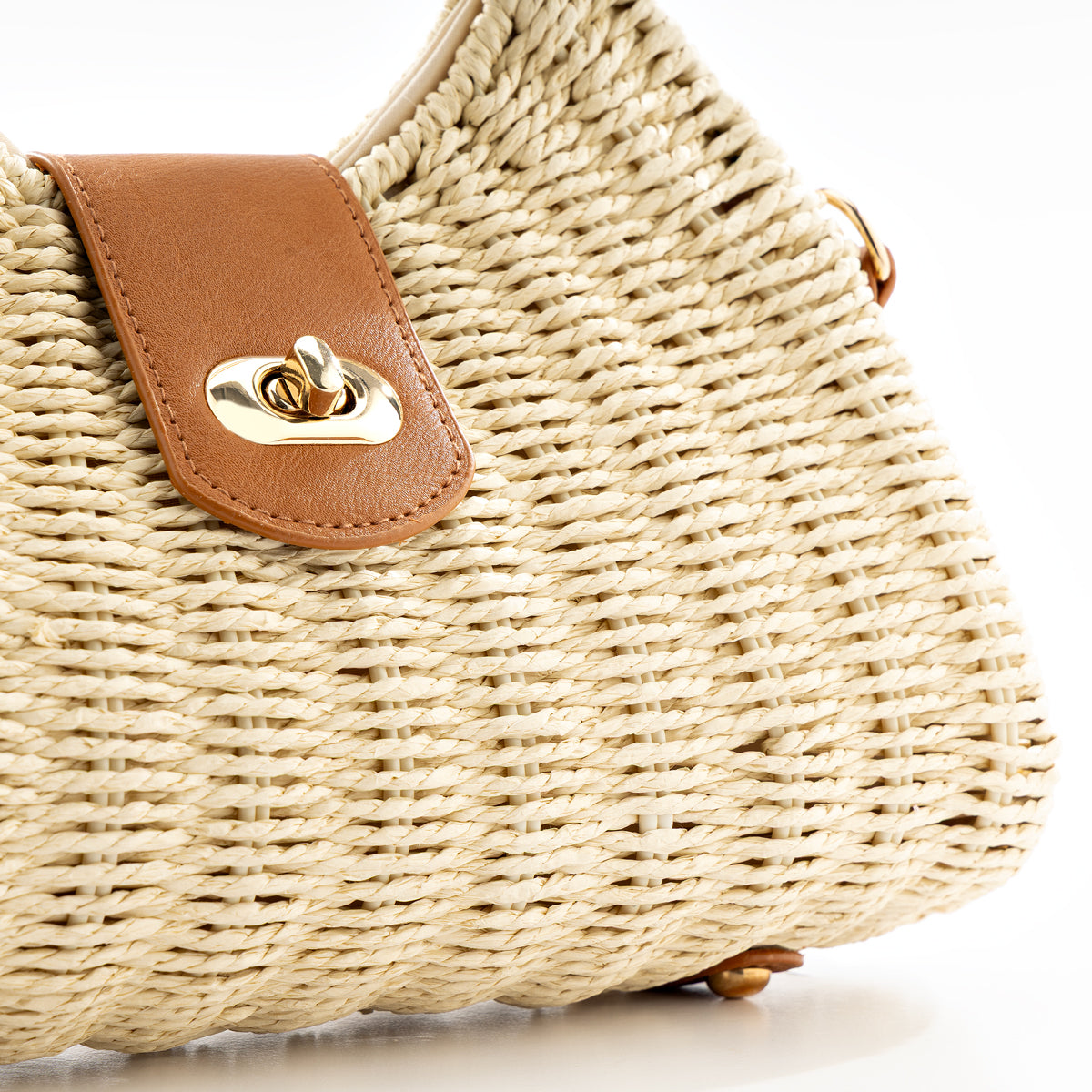 Bolsa Hobo Mimbre Tejido Natural - 825BAG-021