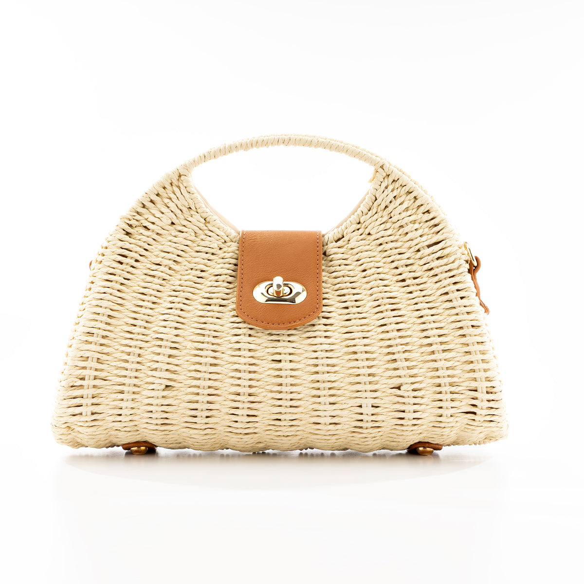 Bolsa Hobo Mimbre Tejido Natural - 825BAG-021