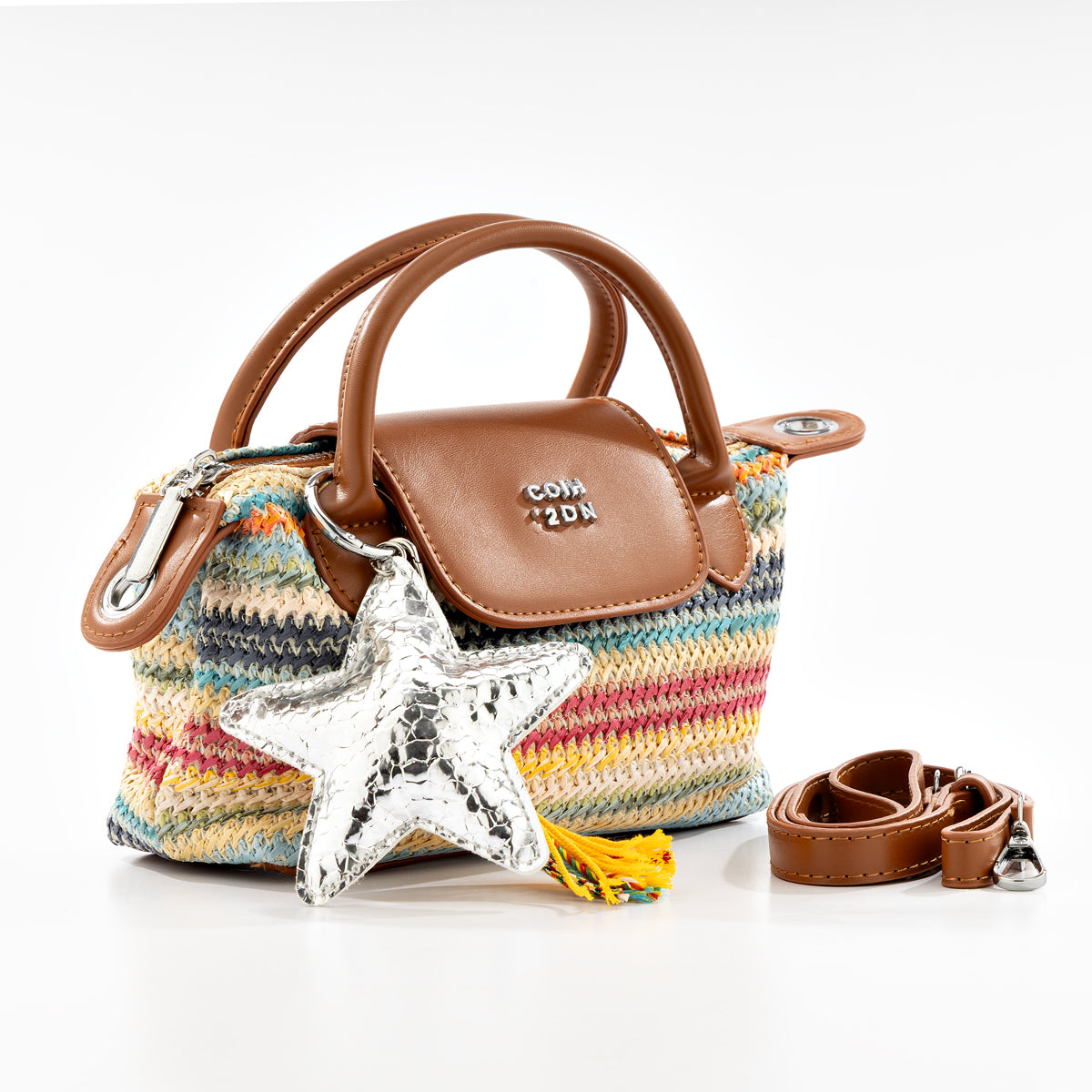 Bolsa Tejida Crochet Multicolor - 825BAG-050